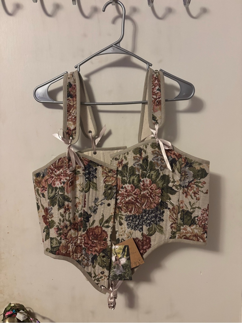 French Meadow Sz 4X Corset NWT Floral Tapestry Corset Plus Size Renaissance